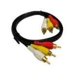 3 RCA Male to 3 RCA Male AV Cable