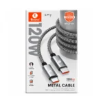120W USB Type-C to Type-C Braided Fast Charging Cable